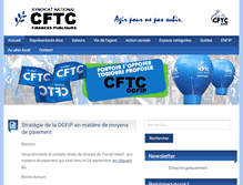 Tablet Screenshot of cftc-dgfip.fr